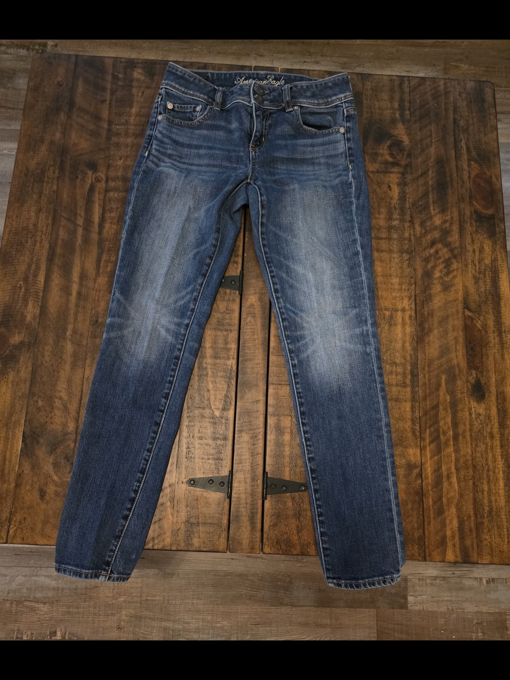 American Eagle Outfitters Women's Blue Skinny Jeans